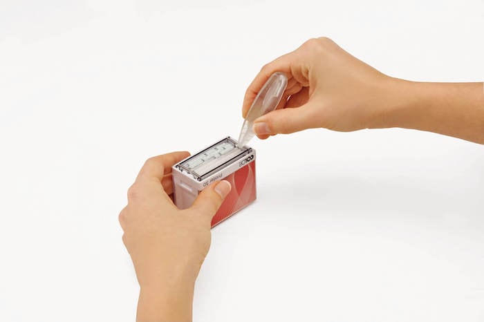 Фото набора самонаборной печати